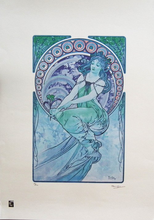 The Arts:Painting(cykl Sztuka-Malarstwo), Alfons Mucha