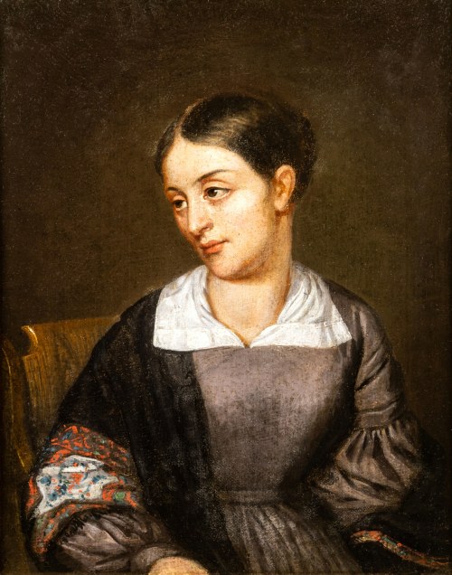 Portret żony Angeli, Walenty Wańkowicz