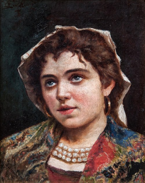 Portret dziewczynki, Wincenty Łukaszewicz