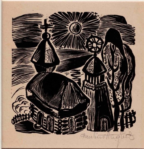 1909-1960), Z cyklu "Dawna architektura litewska", Paulius Augius