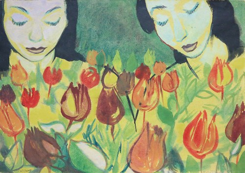 TULIPANY, 1955, Andrzej Wróblewski