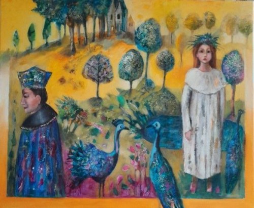 "Książe i pastereczka II", 2023, Mirosława Smerek-Bielecka
