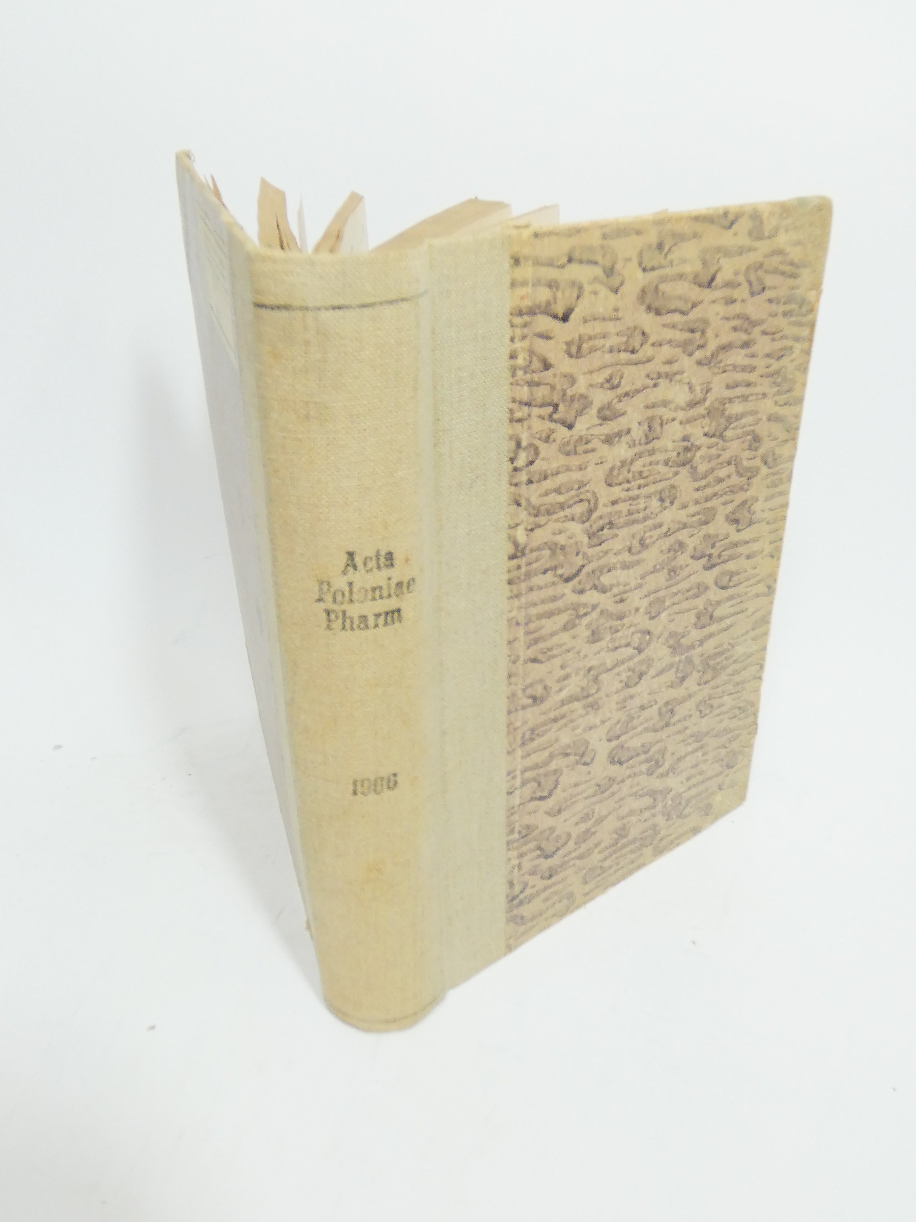 Acta Poloniae Pharmaceutica FARMACJA KOMPLETNY OPRAWIONY ROCZNIK 1966