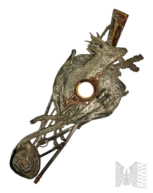 Siedlisko-Bytom Odrzański (Carolath-Beuthen) Śląsk -1769, Zegar Myśliwski Rodu Rodziny von Schönaich