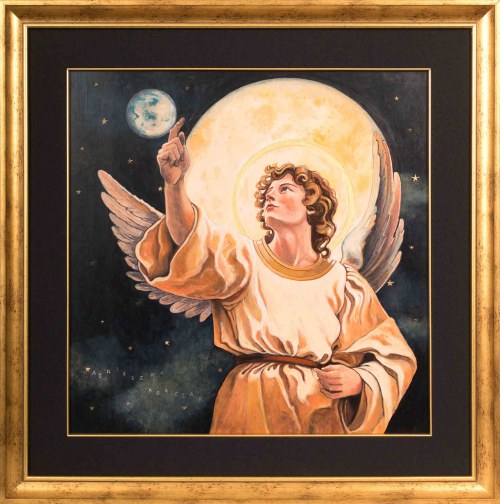 Anioł i kosmos, 2024, Agnieszka Korczak