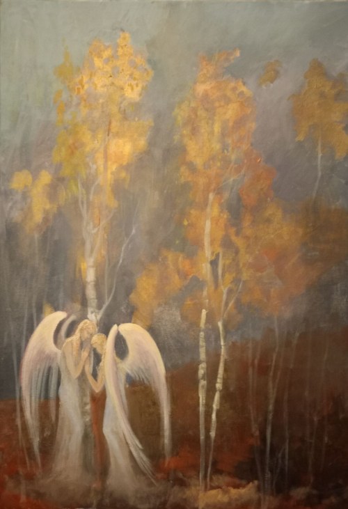 Pod brzozami, 2014, Agnieszka Słowik-Kwiatkowska
