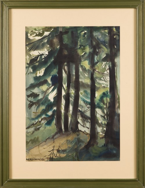 Las iglasty, 1972, Irena Krzywińska