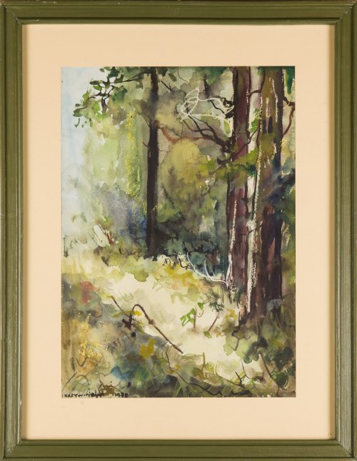 Las liściasty, 1972, Irena Krzywińska