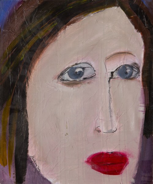 Głowa kobiety, 2000, Magdalena Hajnosz