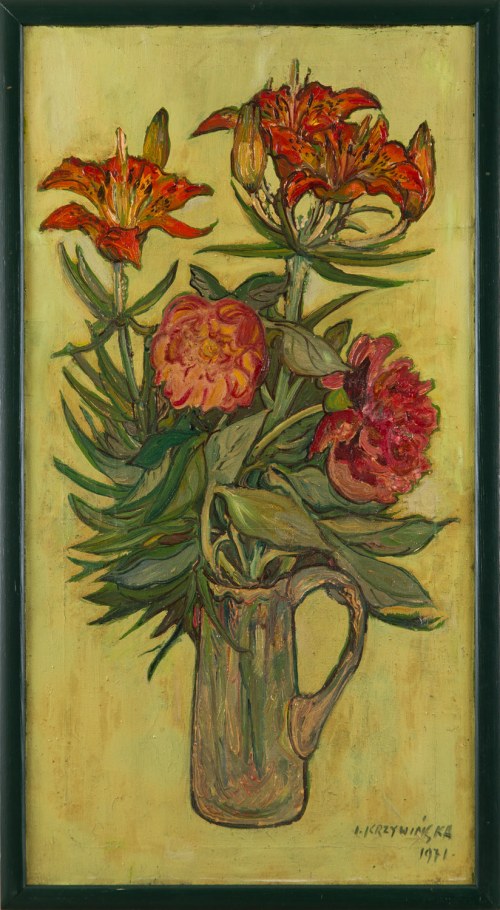 Czerwone lilie, 1971, Irena Krzywińska