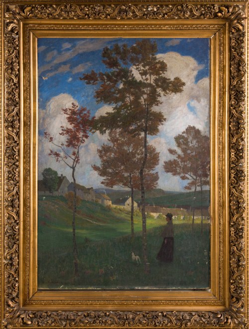 Na spacerze, 1899, Hans von Volkmann