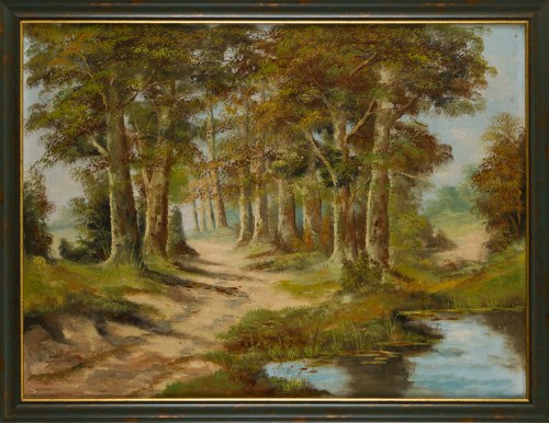 Droga wśród drzew, H. von Wehler