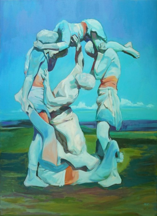 Butoh Dance. After photo of Alexandra Paczkowska of Sankai Juku Group, 2024, Marek Domaniecki