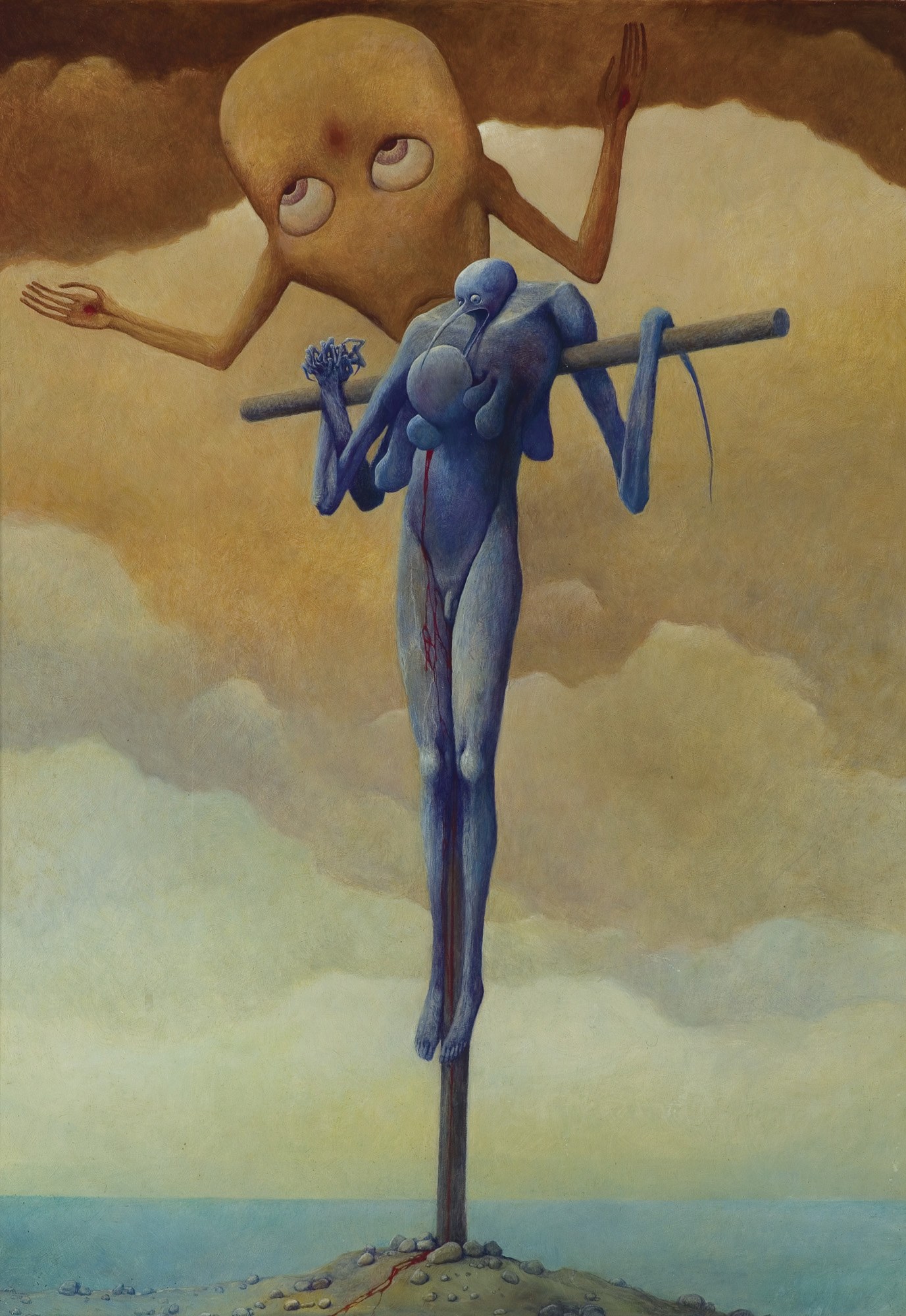Zdzislaw Beksinski, WITHOUT TITLE, 1970 - Online auction / Online 