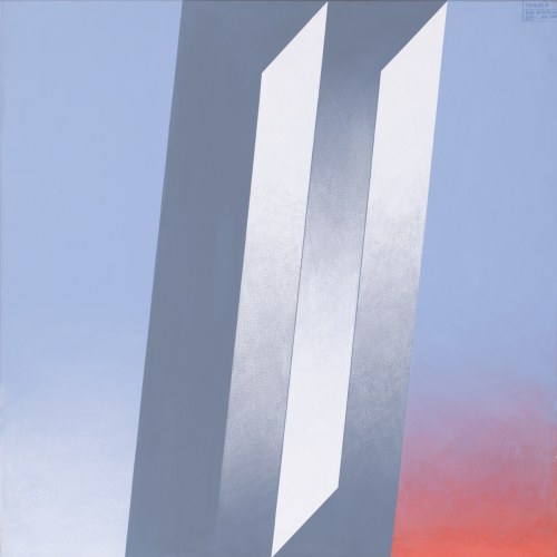 Dąb w ogrodzie - XVII, 2009, Jerzy Tomala