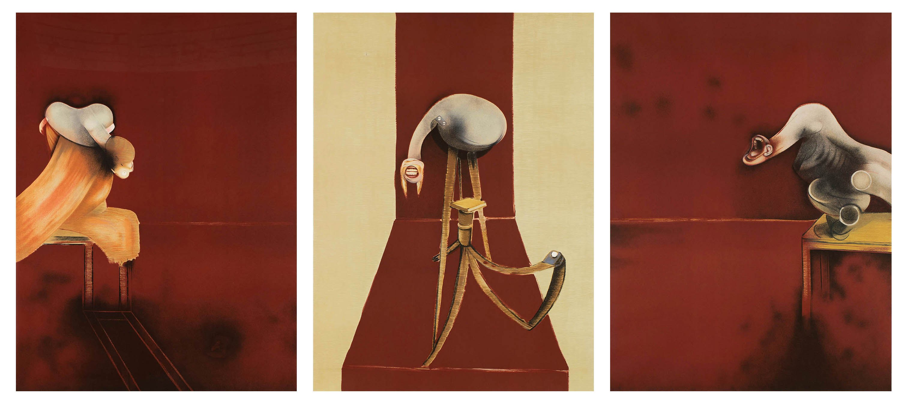 Bacon Francis (1909 - 1992), Deuxième version du triptyque