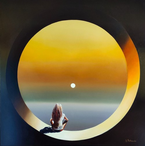 Światłokręgi zdarzeń - K3 from the series Light Circus of events-K3/2024, Adam Rutkowski