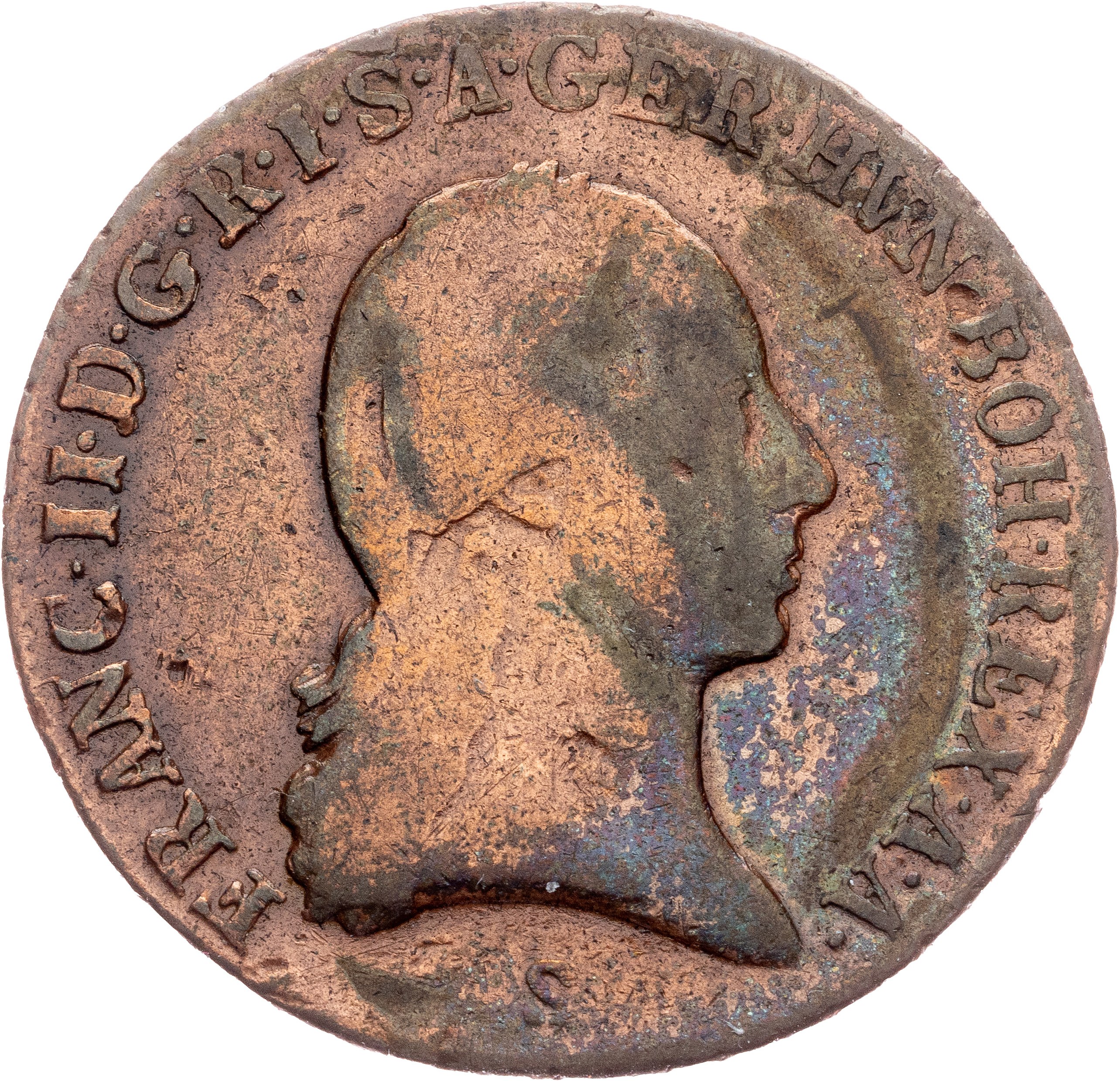 Franz I (II), 3 Kreuzer 1800, S - Online auction / Online