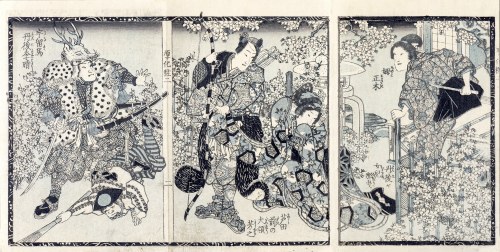 Gejsze i kurtyzany, 1871, Utagawa Kunisada II