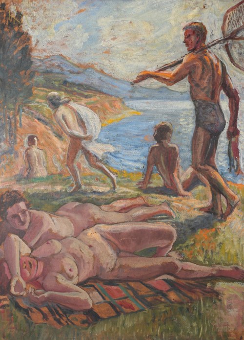 "Na plaży", Michał Rekucki