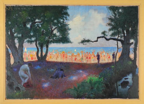 "Plaża w Orłowie", Ludwik Leszko
