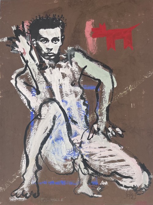 E. Schiele, 1992, Hannes Scheucher