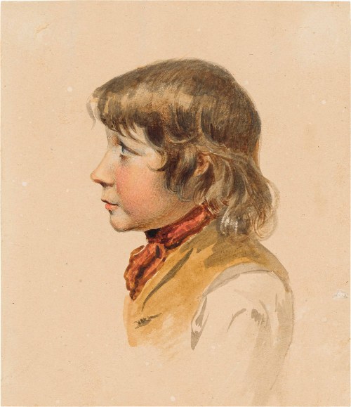 verso Bleistiftstudie, Johann Matthias Ranftl