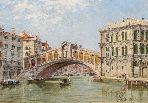 Blick auf die Rialtobrücke, Antonietta Brandeis