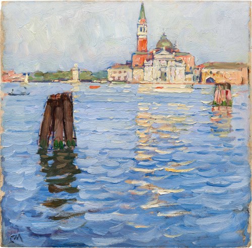 Blick auf San Giorgio Maggiore, Carl Moll