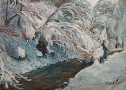 Sebastian Isepp: Bach im Winter, Autor nieznany