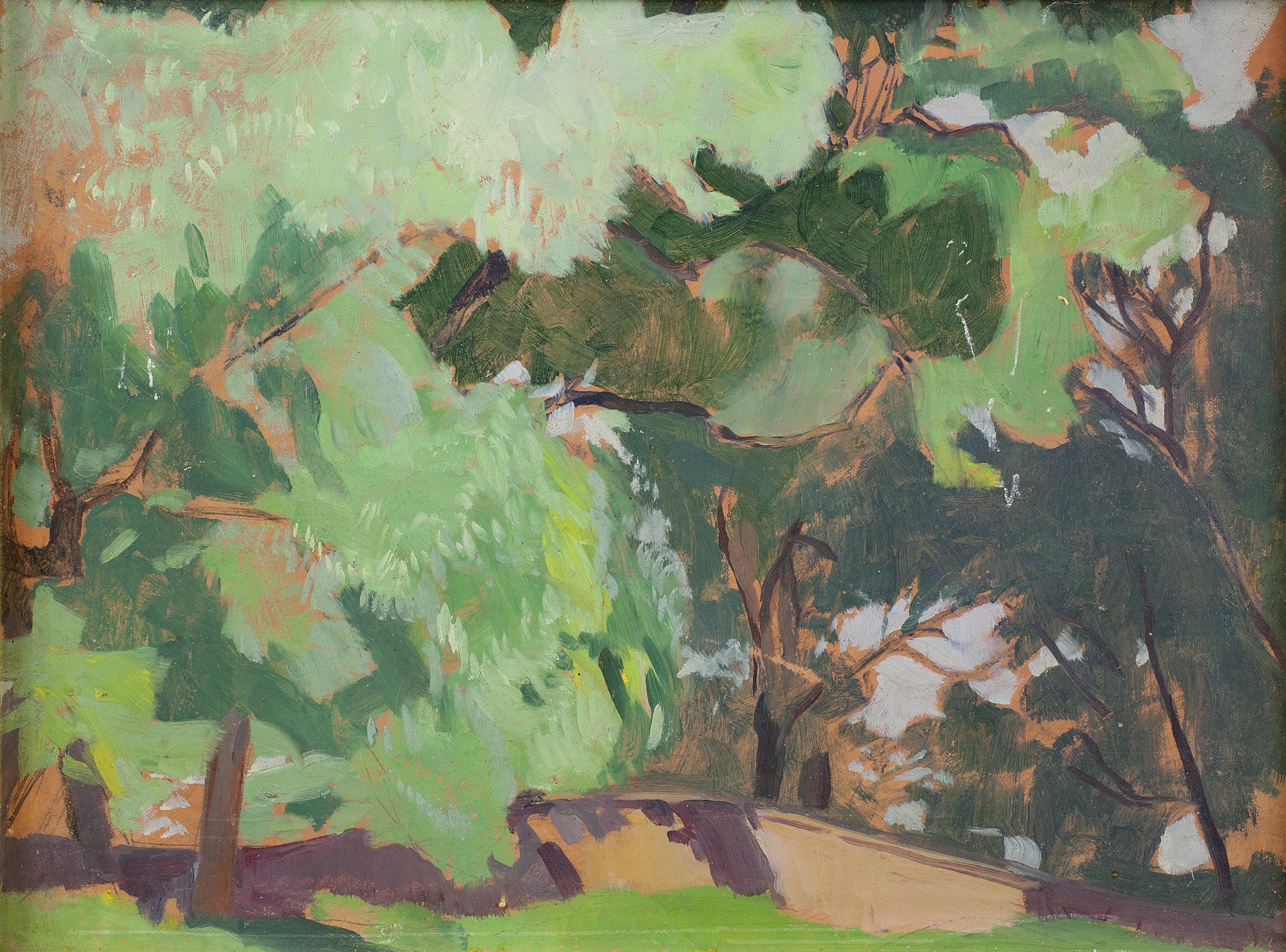 Stanisław Czajkowski (18781954), Pejzaż Porwanie szkic ok. 1931