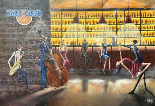 Blue jazz II, 2024, Łukasz Załucki