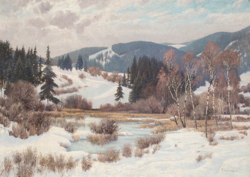 "Zima w Karkonoszach", Paul Weimann