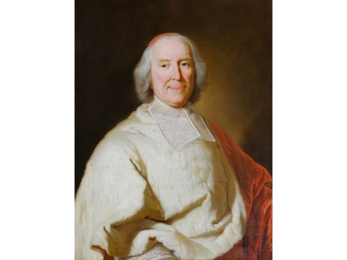 Perpignan 1659 - 1743 Paryż, Portret kardynała André-Hercule de Fleury, Hyacinthe Rigaud