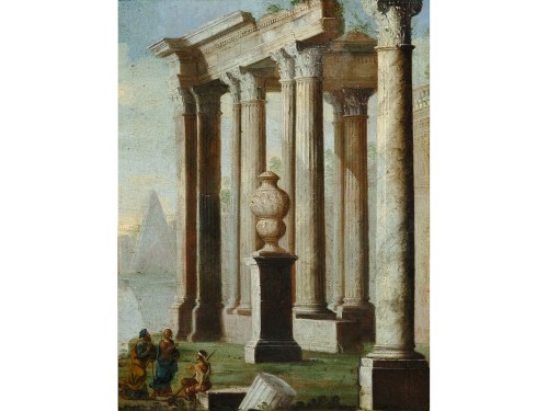 Neapol 1680 - 1760 Neapol, krąg, Capriccio, Leonardo Coccorante