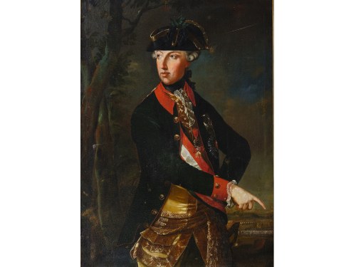Portret Józefa II., Austriacki portrecista nadworny z XVIII wieku