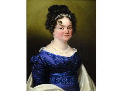 Iglau 1764 - 1825 Bamberg, Portret arystokratycznej damy, Barbara Krafft