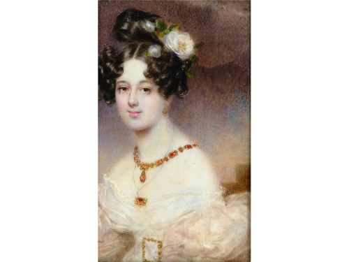 Wiedeń 1790 - 1849 Wiedeń, miniatura portretowa, Moritz Michael Daffinger