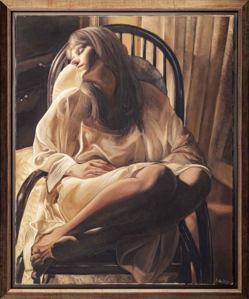 Portret śpiącej kobiety, 2011, Paulina Wilk