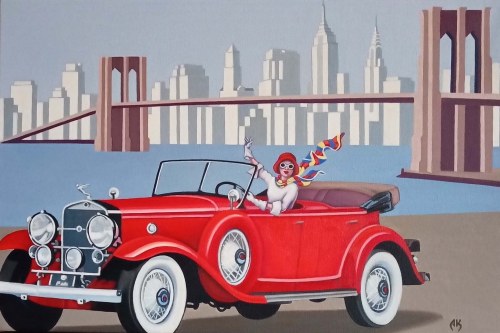 Bon Voyage. Cadilac 1930, 2024, Anna Konikowska