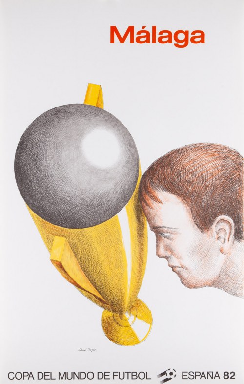 Malaga (MŚ w Piłce Nożnej Hiszpania 82), 1982, Roland Topor