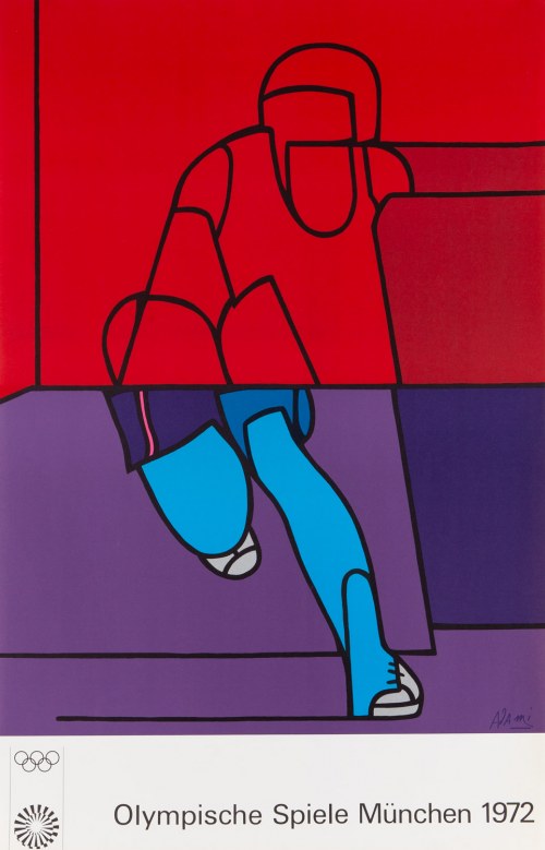 Olympische Spiele München, 1972, Valerio Adami