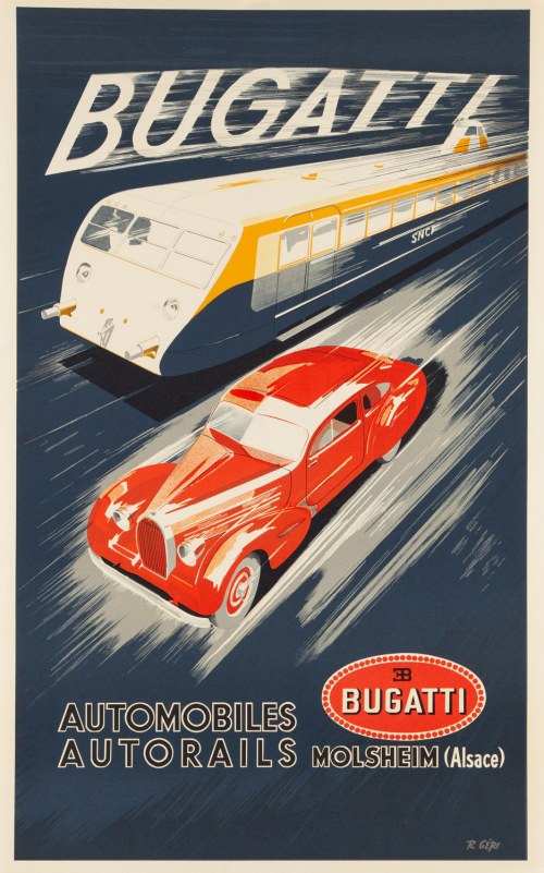 Bugatti Autorail, Oficjalny reprint dla Musee de L’Automobiliste, lata 80., Henri 'Geri' Ghion