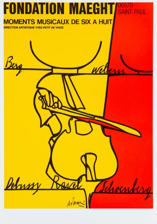 Moments Musicaux de six a huit. Foundation Maeght, lata 70., Valerio Adami