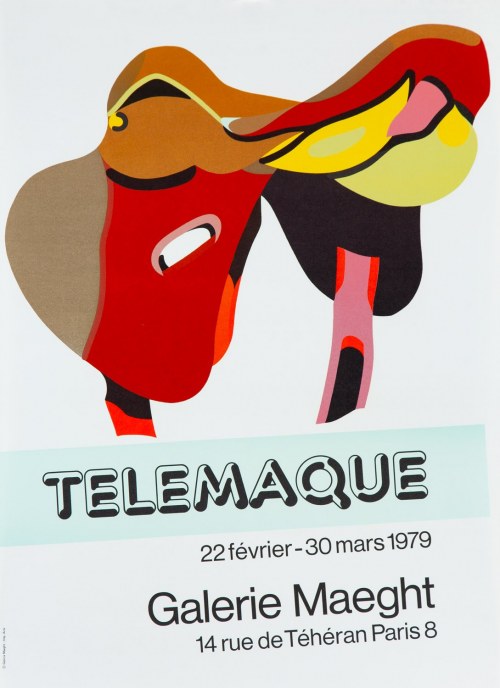 Galerie Maeght, 1979 (plakat wystawowy), Hervé Télémaque