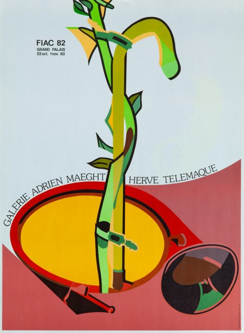 FIAC 82, Galerie Adrian Maeght, 1982 (plakat wystawowy), Hervé Télémaque