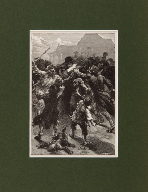 Nieporozumienia, z cyklu: "Meir Ezofowicz", 1888, Michał Elwiro Andriolli