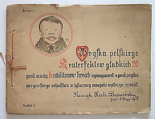 , Teka 20 litografii "Wojska polskiego konterfektów gładkich...", 1916, Henryk Hertz-Barwiński