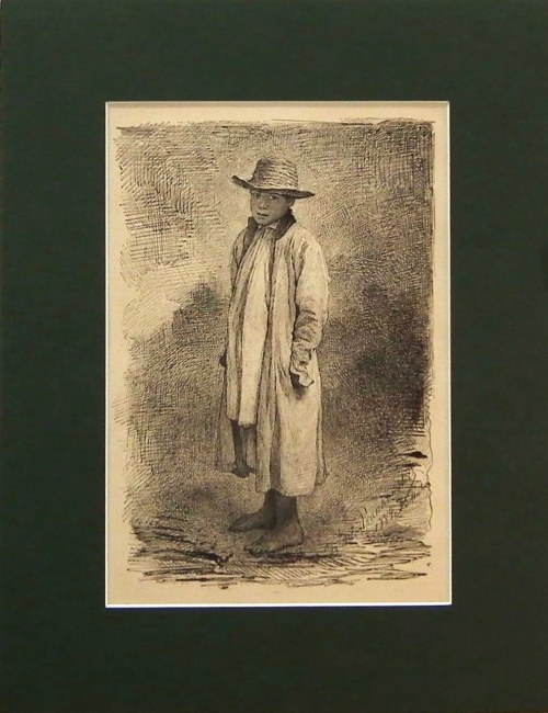 Wiejski chłopak, 1884, Witold Pruszkowski
