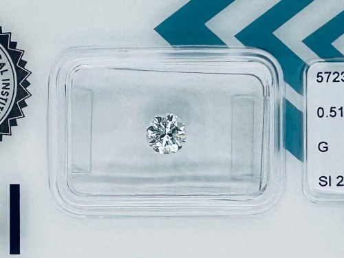 51 CARATI COLORE G - PUREZZA SI2 - TAGLIO BRILLANTE - CERTIFICATO IGI - PUREZZA SF30804, DIAMANTE 0